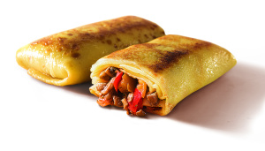 Pankūkas ar dārzeņu  pild.