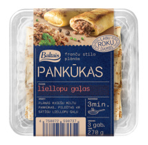 Pankūkas. Ar Liellopu gaļu