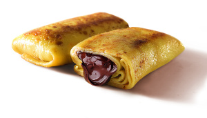 Pankūkas ar šokolādes krēma pild. 0,09