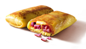 Pankūkas ar šķiņķi un sieru 0,09