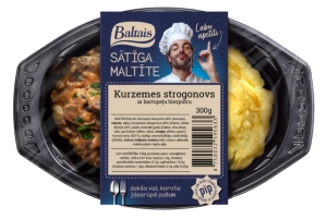 Kurzemes strogonovs ar kartupeļu biezputru