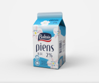 Baltais piens, 2%